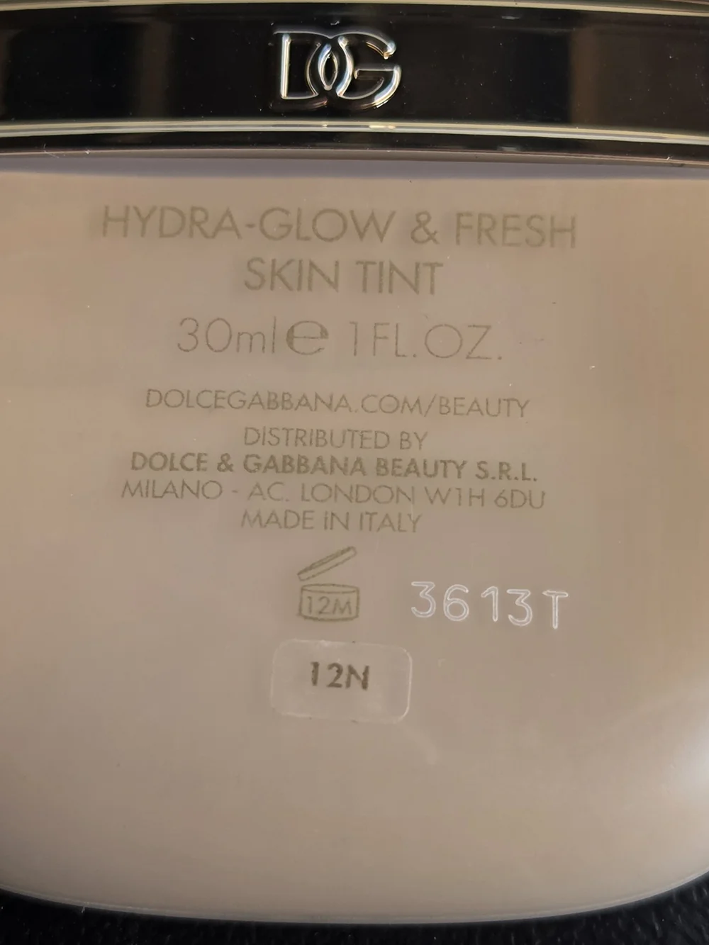 Dolce & Gabbana lightweight hydrating